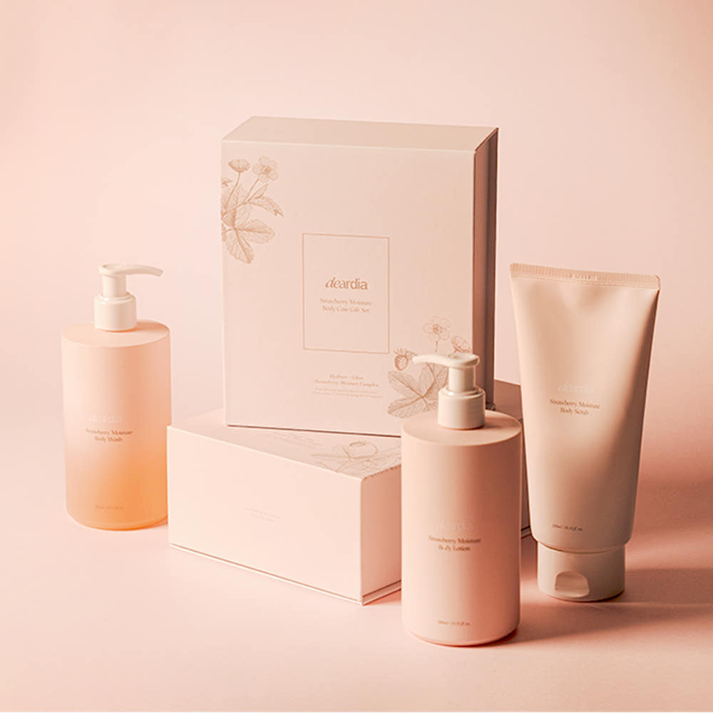 스트로베리 모이스처 기프트세트 2종 (워시+로션)