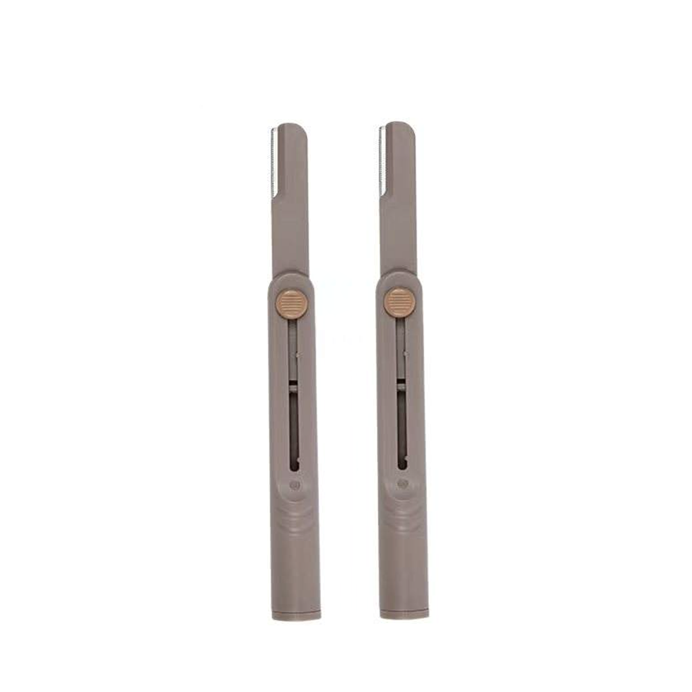 휴대용 슬라이드 눈썹칼 2pcs