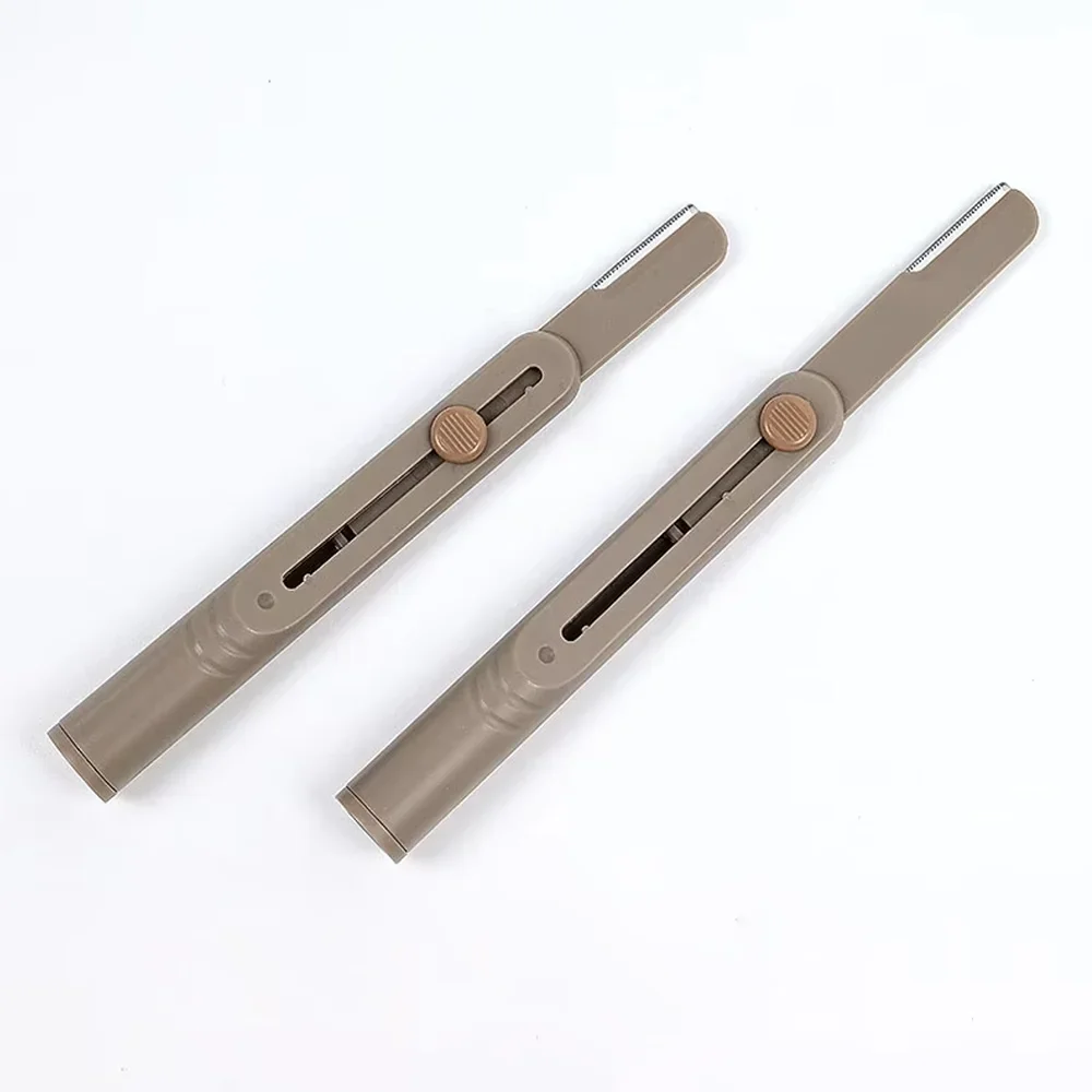 휴대용 슬라이드 눈썹칼 2pcs - 01-two-pcs