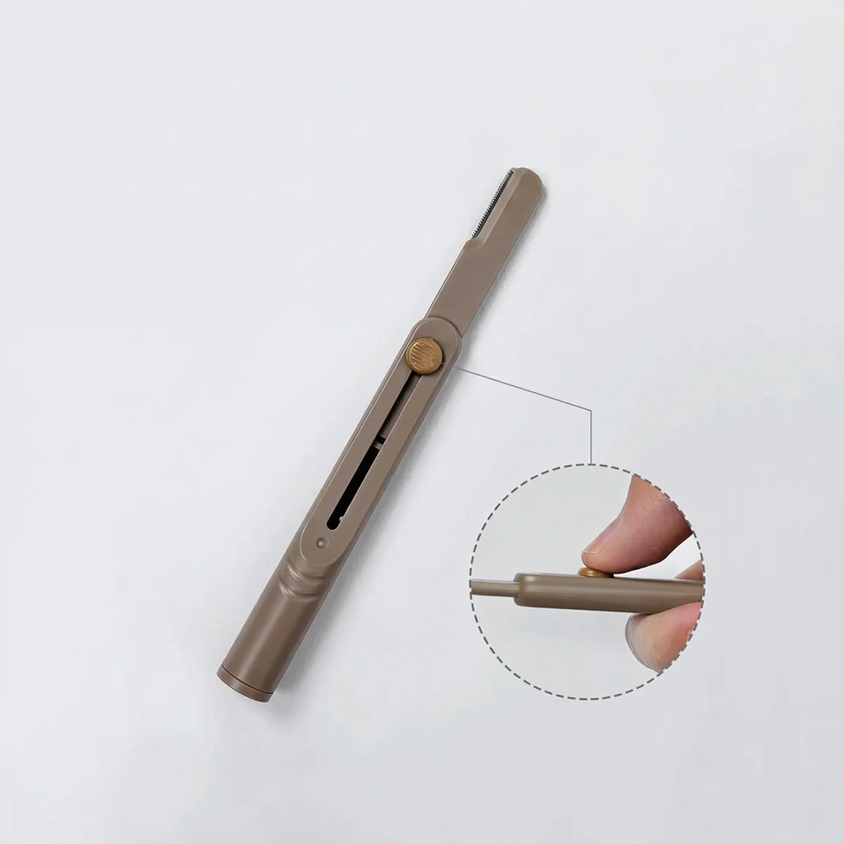 휴대용 슬라이드 눈썹칼 2pcs - 03-single